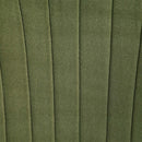 Fallon Side Chair 2Pc, Green Velvet & Mirrored Gold Finish Acme