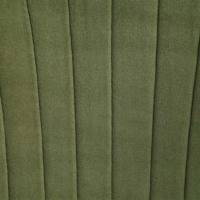 Fallon Side Chair 2Pc, Green Velvet & Mirrored Gold Finish Acme