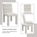 Hettie Side Chair 2Pc, Beige Boucle Acme