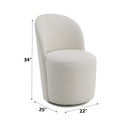 Hollis Side Chair 2Pc, Beige Boucle Acme