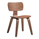 Casson Side Chair 2Pc, Walnut Finish Acme