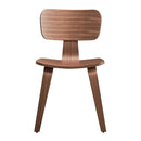 Casson Side Chair 2Pc, Walnut Finish Acme