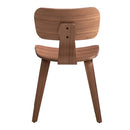 Casson Side Chair 2Pc, Walnut Finish Acme