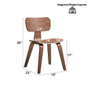 Casson Side Chair 2Pc, Walnut Finish Acme
