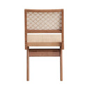 Velentina Side Chair 2Pc, Rattan & Natural Finish Acme
