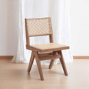 Velentina Side Chair 2Pc, Rattan & Natural Finish Acme