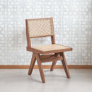 Velentina Side Chair 2Pc, Rattan & Natural Finish Acme