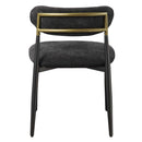 Jaramillo Side Chair 2Pc, Black Fabric & Black Finish Acme