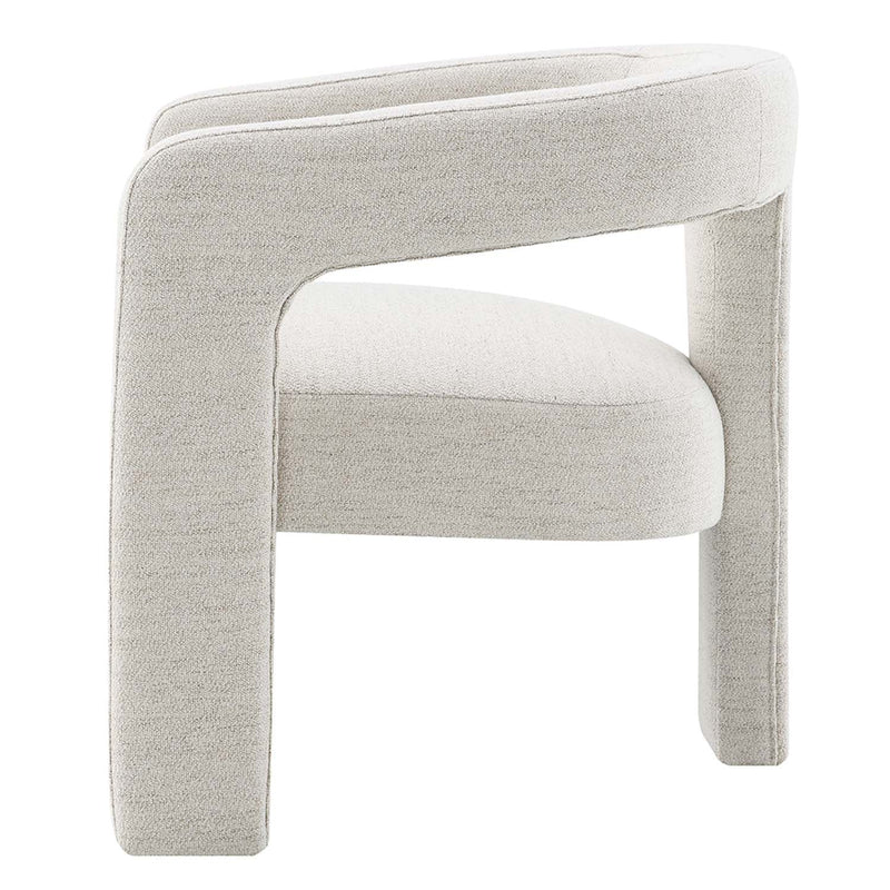 Lomas Side Chair 2Pc, Beige Boucle Acme