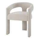 Gamarya Side Chair 2Pc, White Chenille Acme