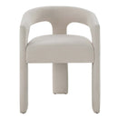 Gamarya Side Chair 2Pc, White Chenille Acme