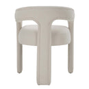 Gamarya Side Chair 2Pc, White Chenille Acme