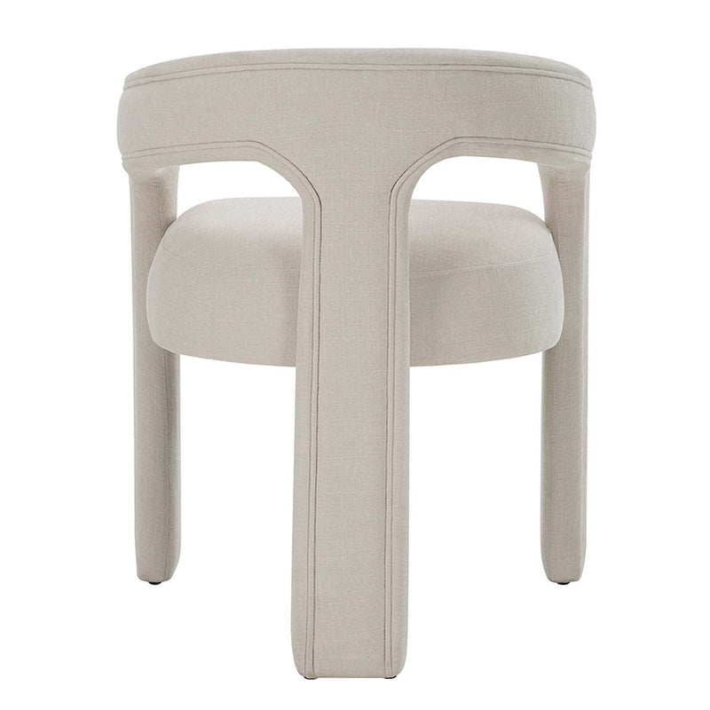 Gamarya Side Chair 2Pc, White Chenille Acme