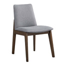 Kaela Side Chair 2Pc, Walnut Finish Acme
