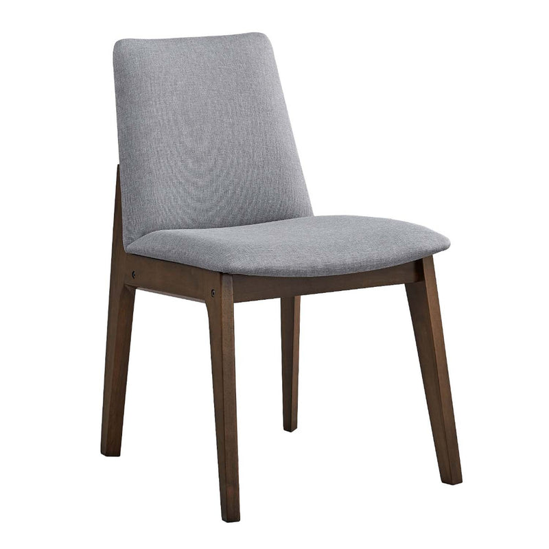 Kaela Side Chair 2Pc, Walnut Finish Acme