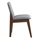 Kaela Side Chair 2Pc, Walnut Finish Acme
