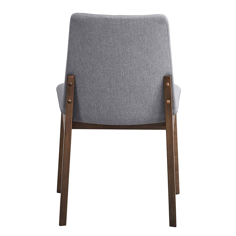 Kaela Side Chair 2Pc, Walnut Finish Acme