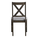 Marit Side Chair 2Pc, Gray Finish Acme