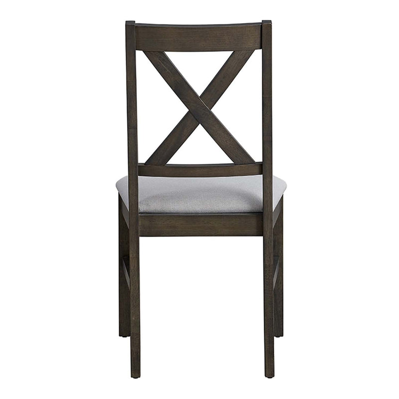 Marit Side Chair 2Pc, Gray Finish Acme
