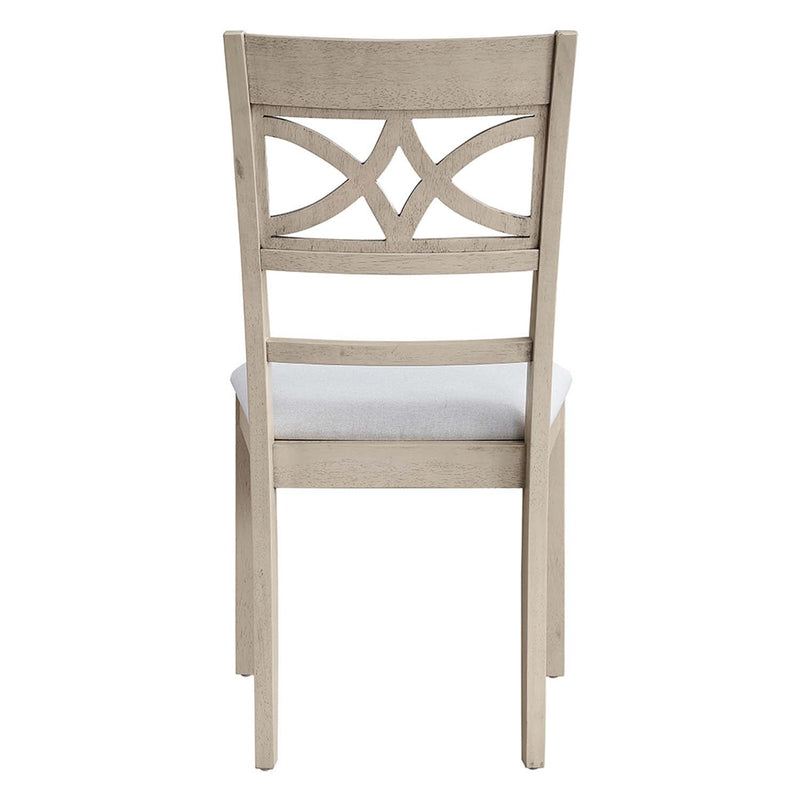 Ferris Side Chair 2Pc, Antique Gray Finish Acme