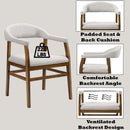 Darcy Side Chair 2Pc, Dark Walnut Finish Acme