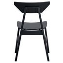 Briar Side Chair (Set-4), Black Finish Acme