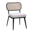 Colson 3 Pcs Table & Chairs Set, Black Finish Acme