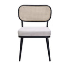 Colson 3 Pcs Table & Chairs Set, Black Finish Acme