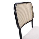 Colson 3 Pcs Table & Chairs Set, Black Finish Acme