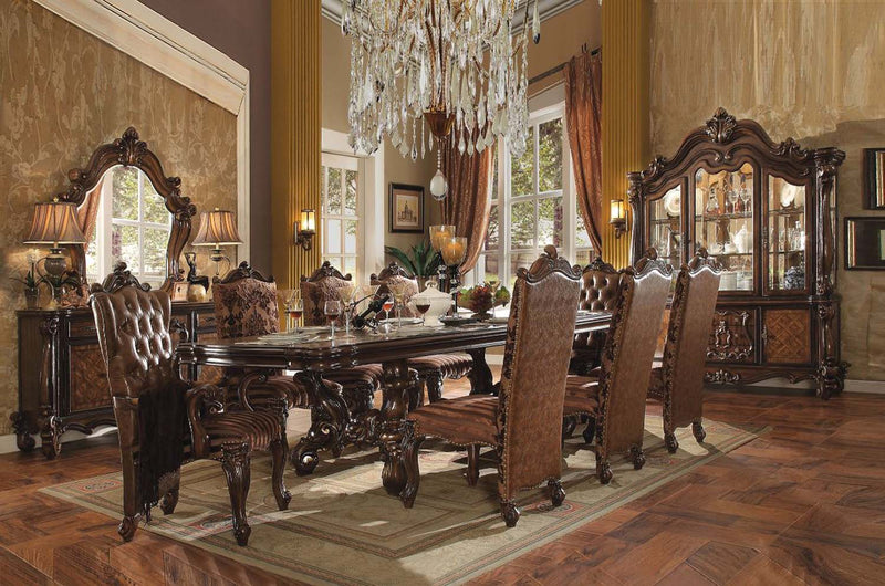 Versailles Dining Table, Cherry Oak Finish Acme