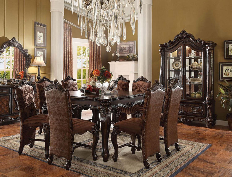 Versailles Counter Height Table, Cherry Oak Finish Acme