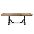 Nathaniel Dining Table, Maple Finish Acme
