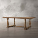 Bernard Dining Table, Weathered Oak Finish Acme
