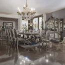 Versailles Dining Table, Antique Platinum Finish Acme