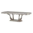 Gorsedd Dining Table, Golden Ivory Finish Acme