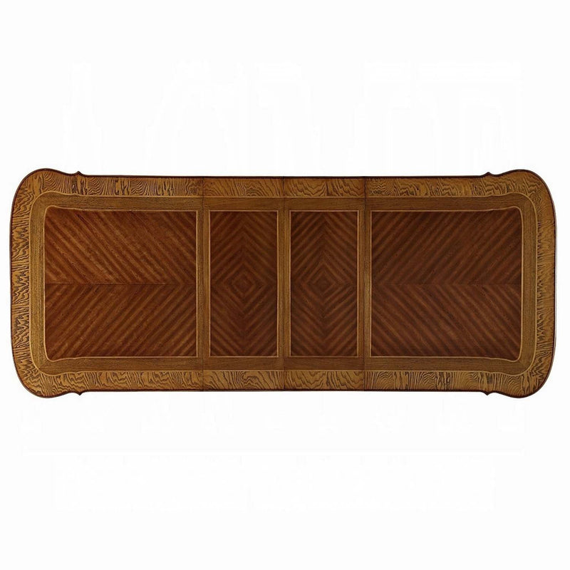 Picardy Dining Table, Honey Oak Finish Acme