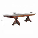 Picardy Dining Table, Honey Oak Finish Acme