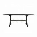 House Beatrice Dining Table, Charcoal Finish Acme