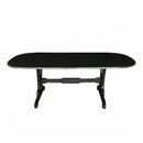 House Beatrice Dining Table, Charcoal Finish Acme