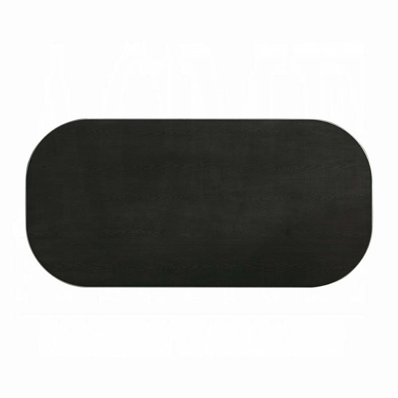 House Beatrice Dining Table, Charcoal Finish Acme