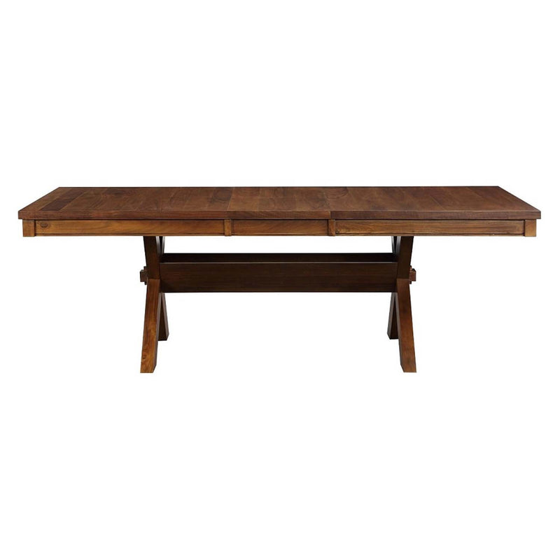 Apollo Dining Table, Walnut Finish Acme