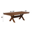 Apollo Dining Table, Walnut Finish Acme