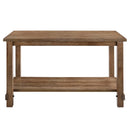 Martha II Counter Height Table, Weathered Oak Finish Acme