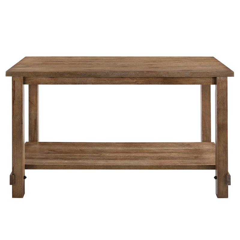 Martha II Counter Height Table, Weathered Oak Finish Acme