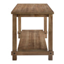 Martha II Counter Height Table, Weathered Oak Finish Acme