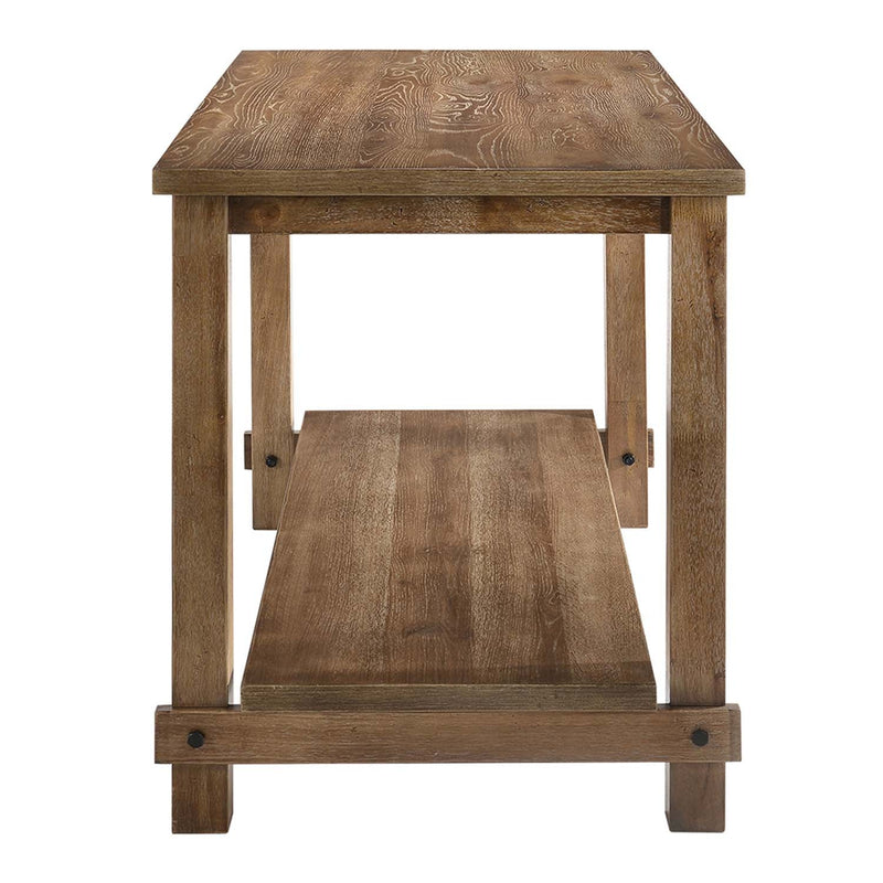 Martha II Counter Height Table, Weathered Oak Finish Acme