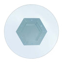 Noralie Dining Table, Mirrored, Faux Diamonds & Clear Glass Top Finish Acme