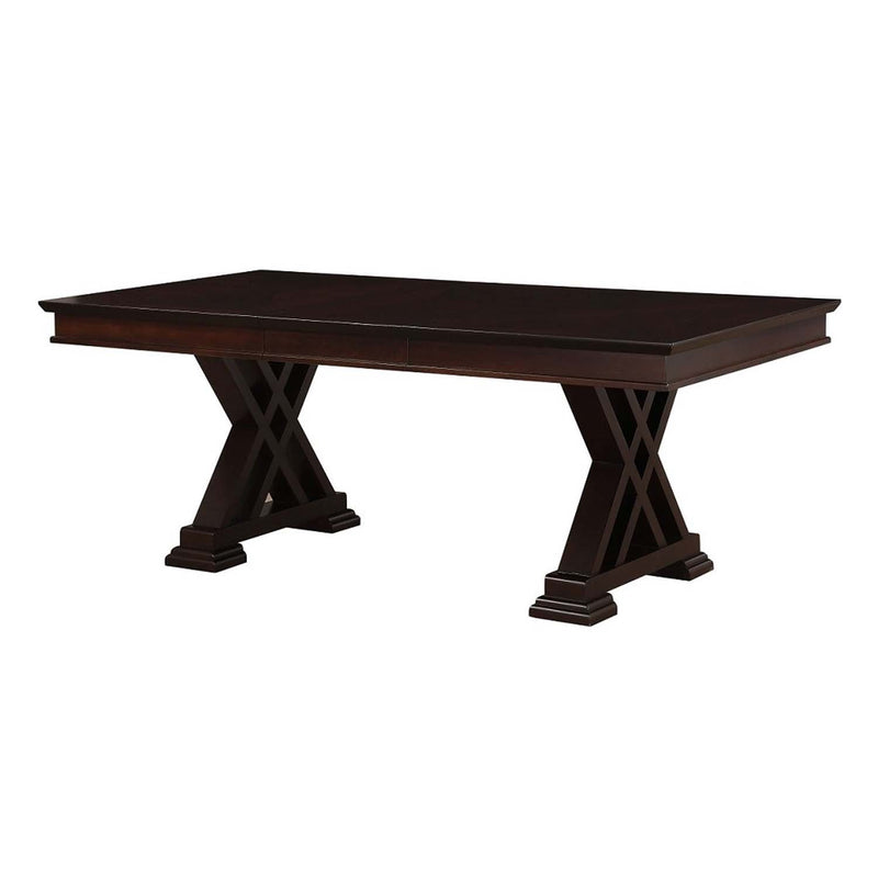 Katrien Dining Table, Espresso Finish Acme