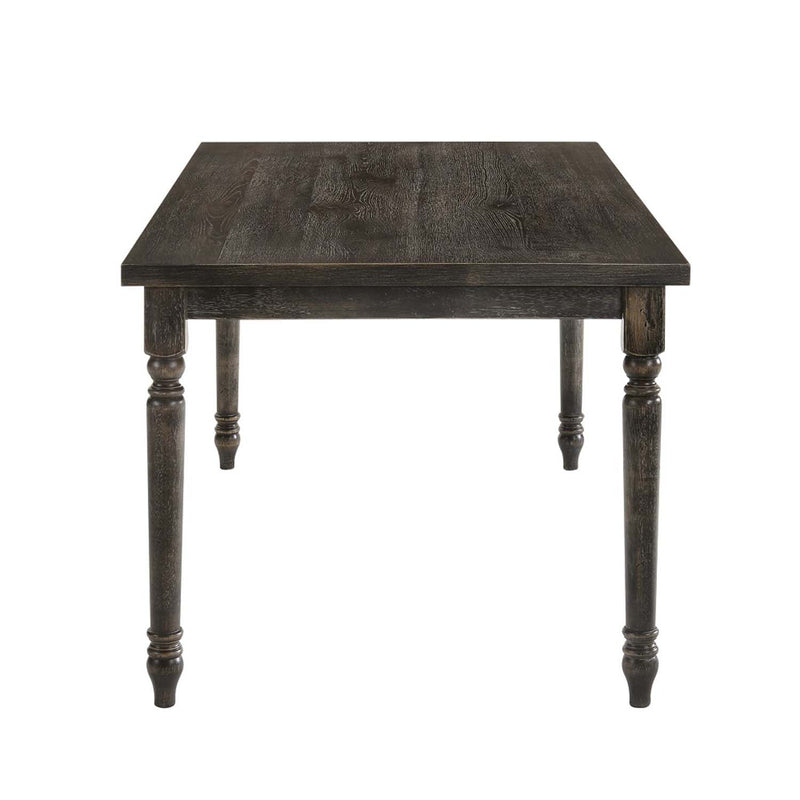 Claudia II Dining Table, Weathered Gray Finish Acme
