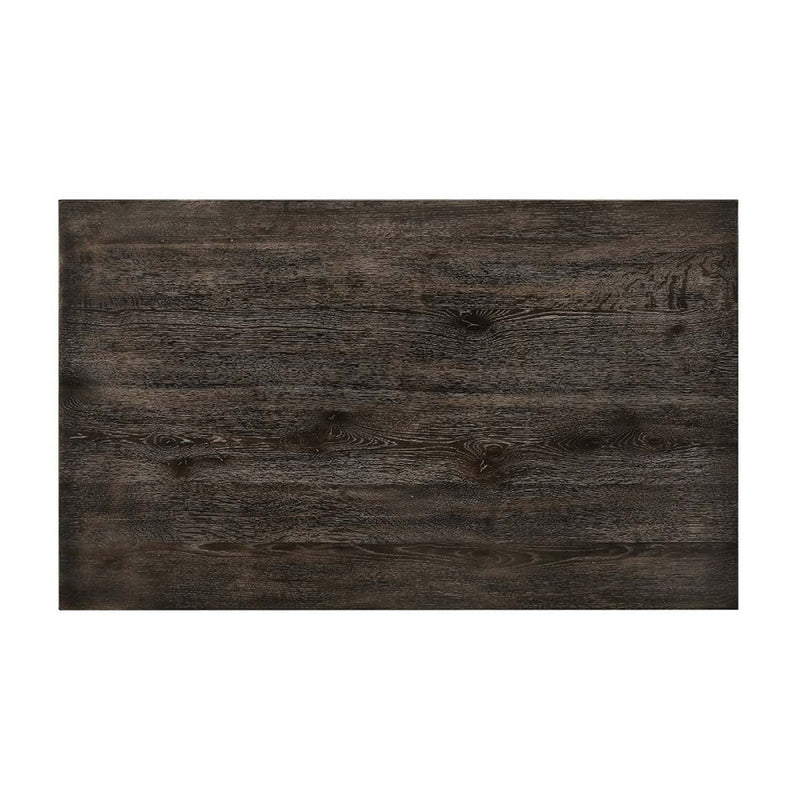 Claudia II Dining Table, Weathered Gray Finish Acme